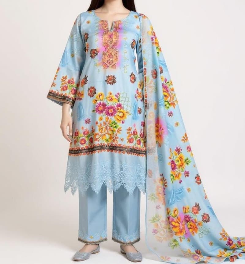 প্রিমিয়াম কটন থ্রী পিস